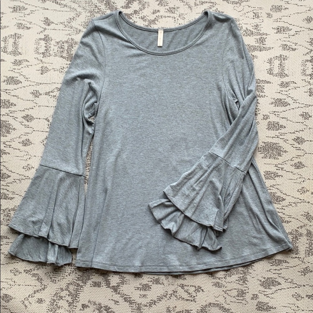 PinkBlush Bell Sleeve top